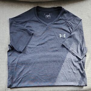 Under Armour Men's Dark Gray V-Neck Tee